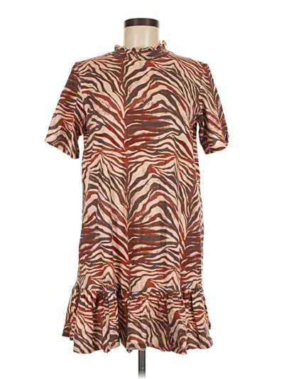 Pre-owned Asos Design Casual Dress In Brown