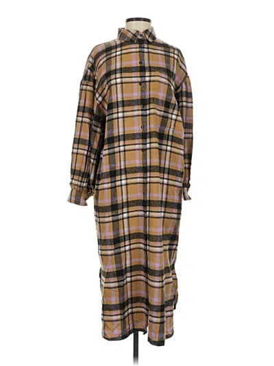 Pre-owned Asos Design Casual Dress In Brown