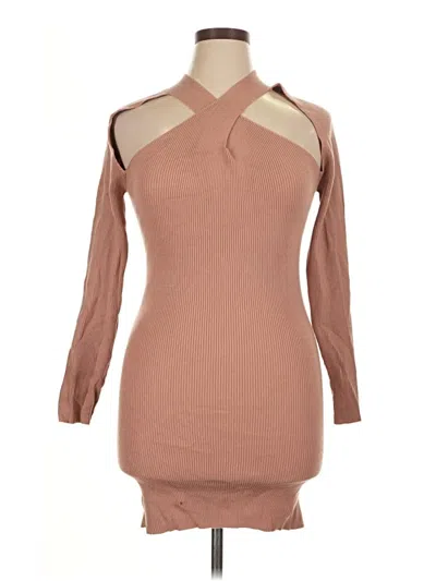 Pre-owned Asos Design Casual Dress In Brown