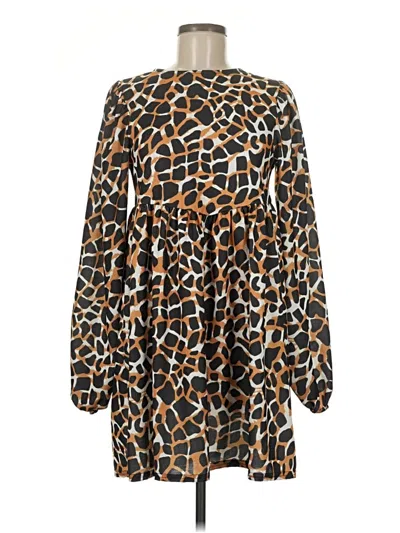 Pre-owned Asos Design Casual Dress In Brown