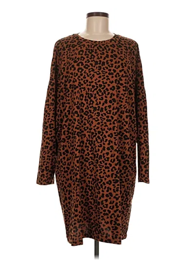 Pre-owned Asos Design Casual Dress In Brown