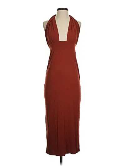 Pre-owned Asos Design Casual Dress In Brown
