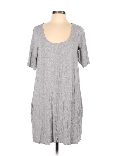 Pre-owned Asos Design Casual Dress In Gray