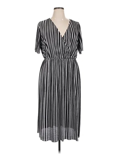 Pre-owned Asos Design Casual Dress In Gray
