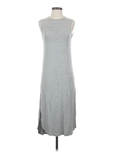 Pre-owned Asos Design Casual Dress In Gray