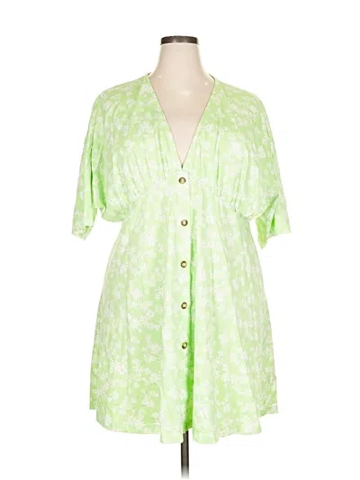 Pre-owned Asos Design Casual Dress In Green