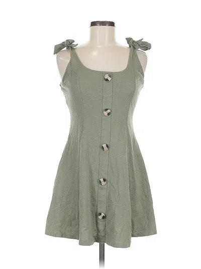 Pre-owned Asos Design Casual Dress In Green