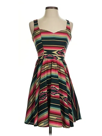 Pre-owned Asos Design Casual Dress In Green