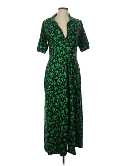 Pre-owned Asos Design Casual Dress In Green