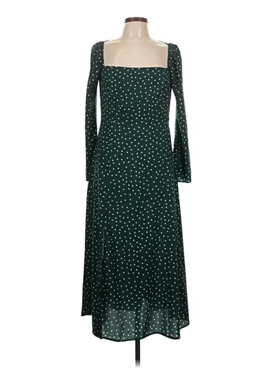 Pre-owned Asos Design Casual Dress In Green
