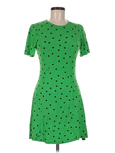 Pre-owned Asos Design Casual Dress In Green