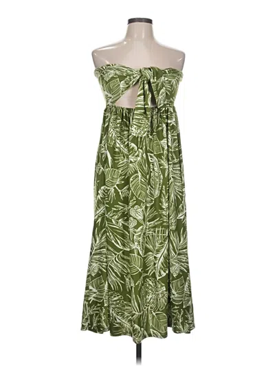 Pre-owned Asos Design Casual Dress In Green