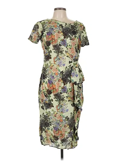 Pre-owned Asos Design Casual Dress In Green