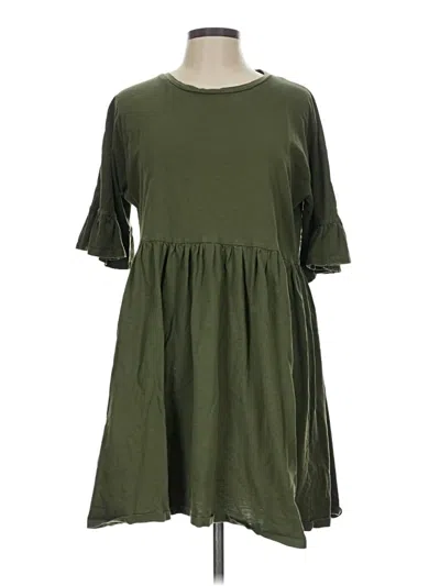 Pre-owned Asos Design Casual Dress In Green