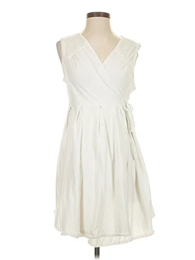 Pre-owned Asos Design Casual Dress In Ivory