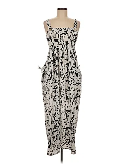 Pre-owned Asos Design Casual Dress In Ivory