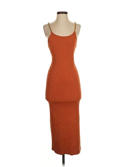 Pre-owned Asos Design Casual Dress In Orange