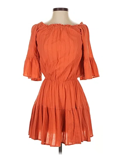 Pre-owned Asos Design Casual Dress In Orange