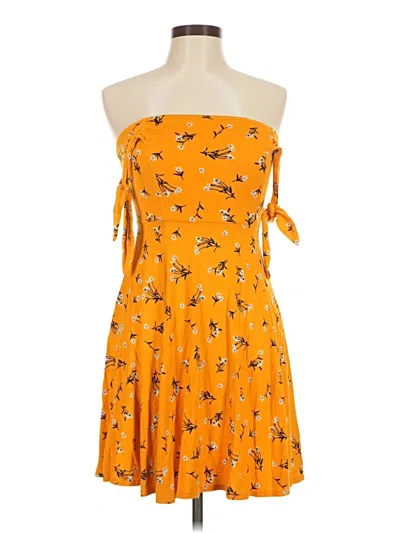 Pre-owned Asos Design Casual Dress In Orange