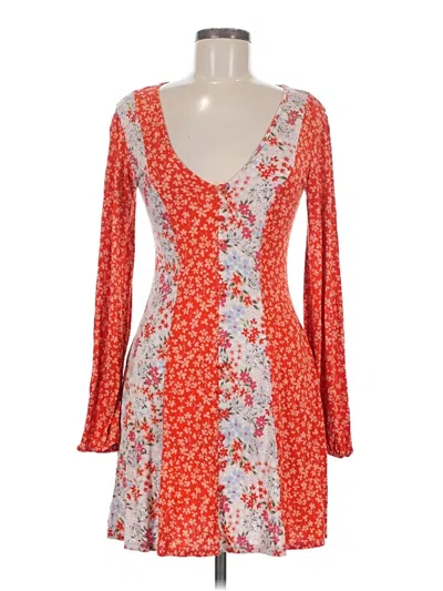 Pre-owned Asos Design Casual Dress In Orange