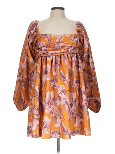 Pre-owned Asos Design Casual Dress In Orange