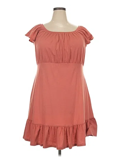 Pre-owned Asos Design Casual Dress In Orange