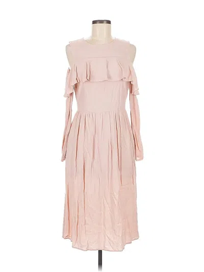 Pre-owned Asos Design Casual Dress In Pink