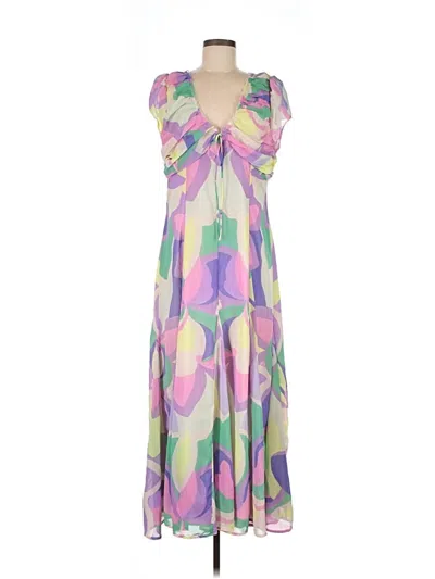 Pre-owned Asos Design Casual Dress In Purple