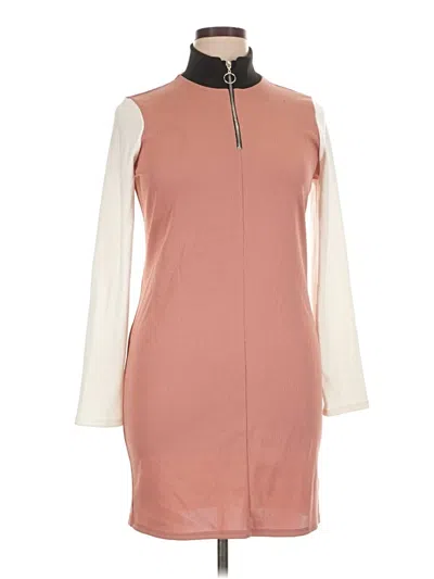 Pre-owned Asos Design Casual Dress In Tan