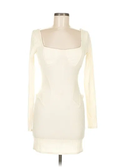 Pre-owned Asos Design Casual Dress In White