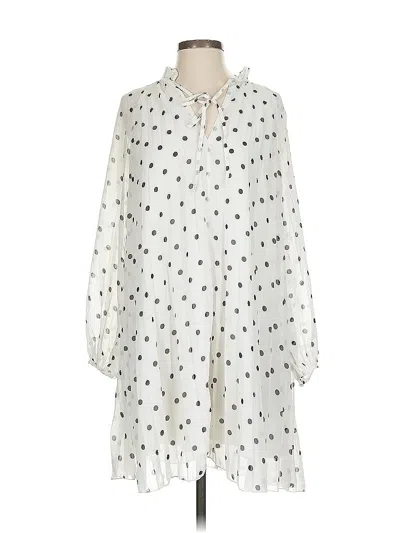 Pre-owned Asos Design Casual Dress In White