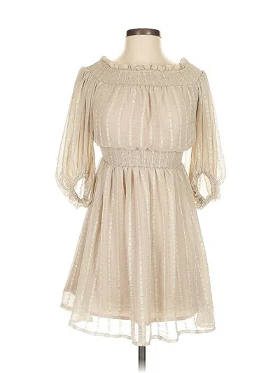 Pre-owned Asos Design Casual Dress In White