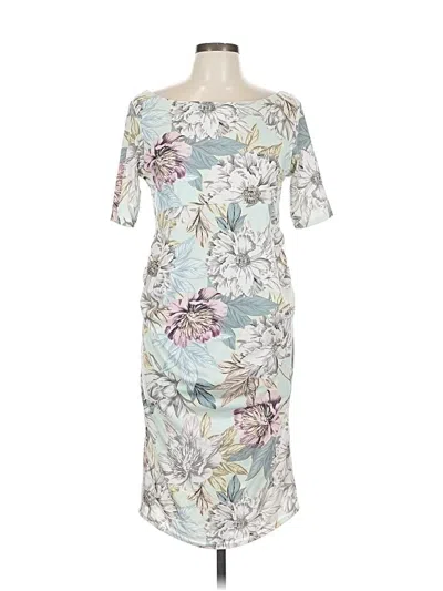 Pre-owned Asos Design Casual Dress In White