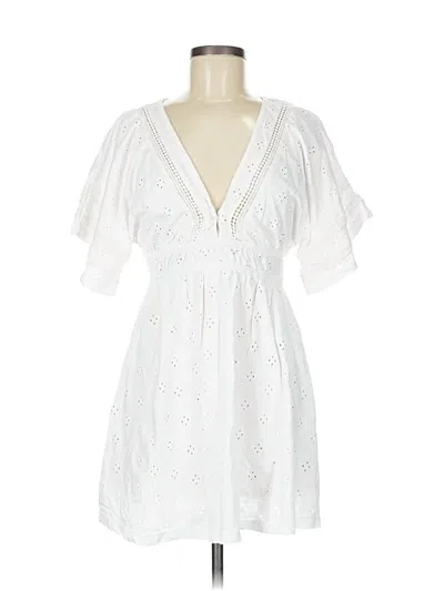 Pre-owned Asos Design Casual Dress In White