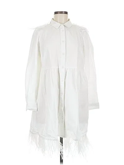 Pre-owned Asos Design Casual Dress In White