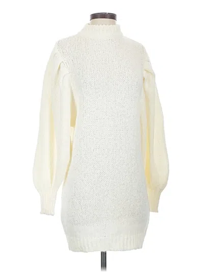 Pre-owned Asos Design Casual Dress In White