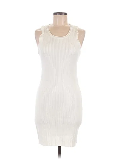 Pre-owned Asos Design Casual Dress In White