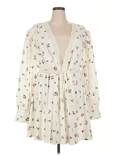 Pre-owned Asos Design Casual Dress In White