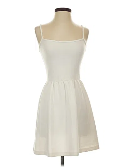 Pre-owned Asos Design Casual Dress In White