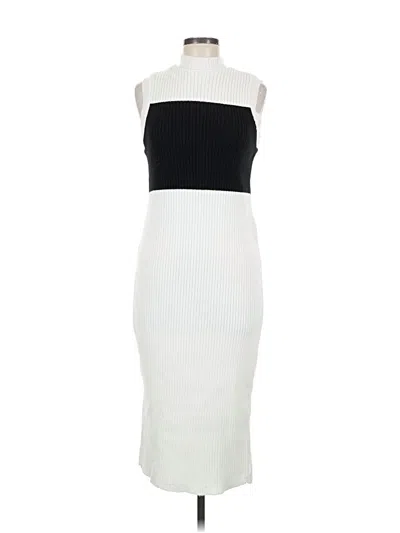 Pre-owned Asos Design Casual Dress In White