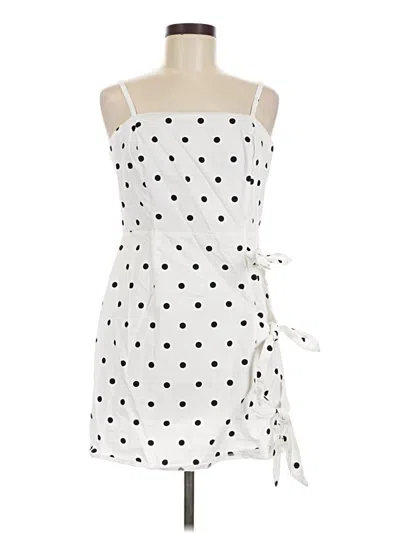 Pre-owned Asos Design Casual Dress In White