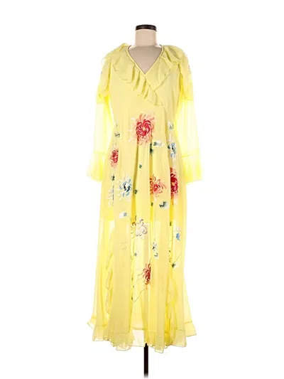 Pre-owned Asos Design Casual Dress In Yellow
