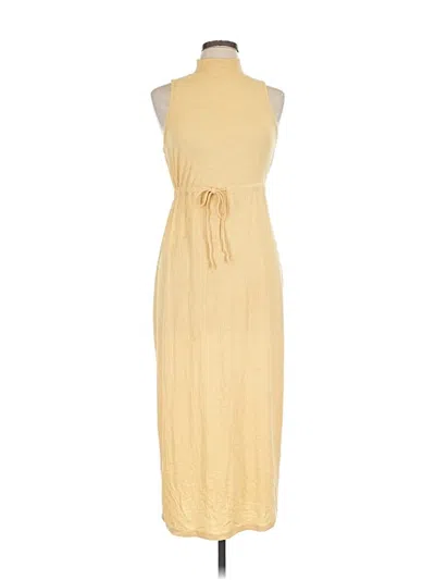 Pre-owned Asos Design Casual Dress In Yellow