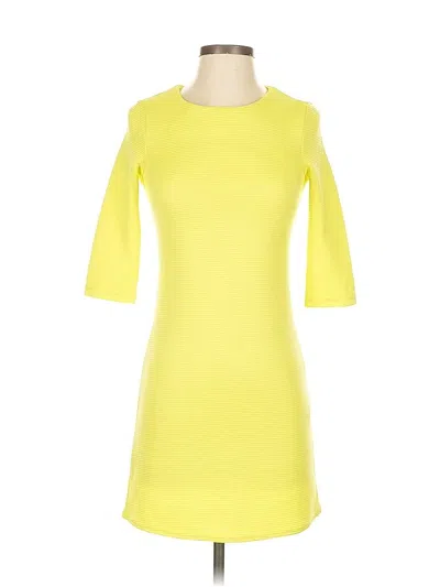Pre-owned Asos Design Casual Dress In Yellow