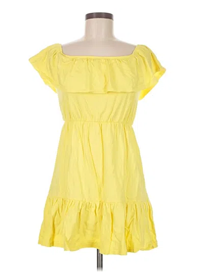 Pre-owned Asos Design Casual Dress In Yellow