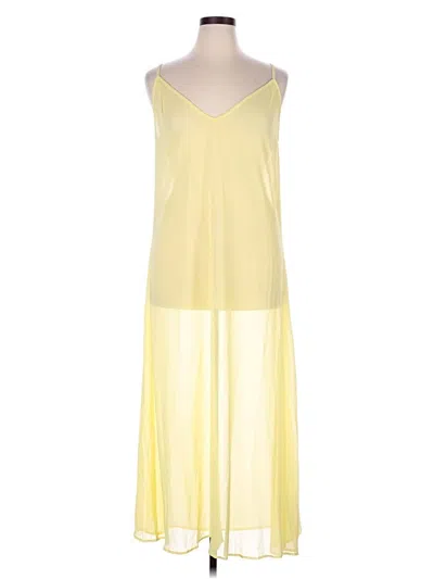 Pre-owned Asos Design Casual Dress In Yellow