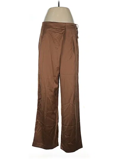 Pre-owned Asos Design Casual Pants In Brown
