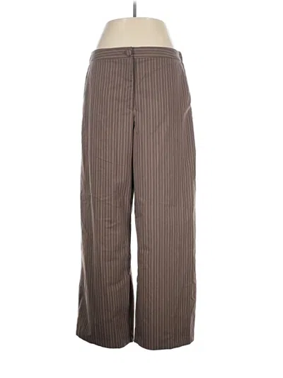 Pre-owned Asos Design Casual Pants In Brown