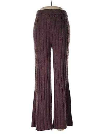 Pre-owned Asos Design Casual Pants In Burgundy