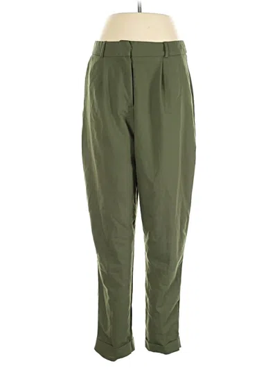 Pre-owned Asos Design Casual Pants In Green